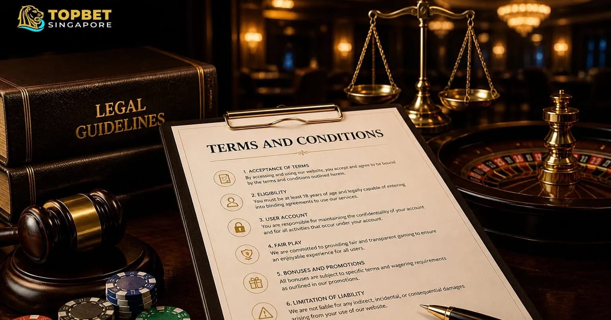 Top Bet SG Terms and Conditions
