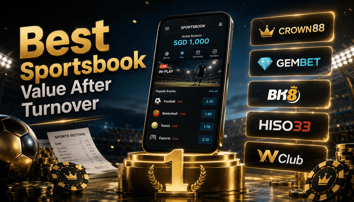 Which Singapore Online Casino Gives Best Sportsbook Value After Turnover? - Top Betting Site Singapore