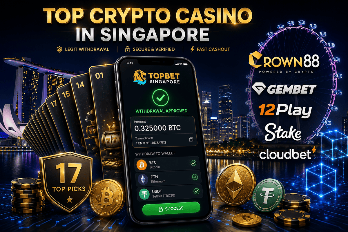 top crypto casino in singapore with withdrawal assurance